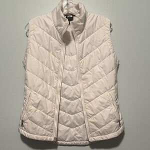 The North Face white puffer Vest